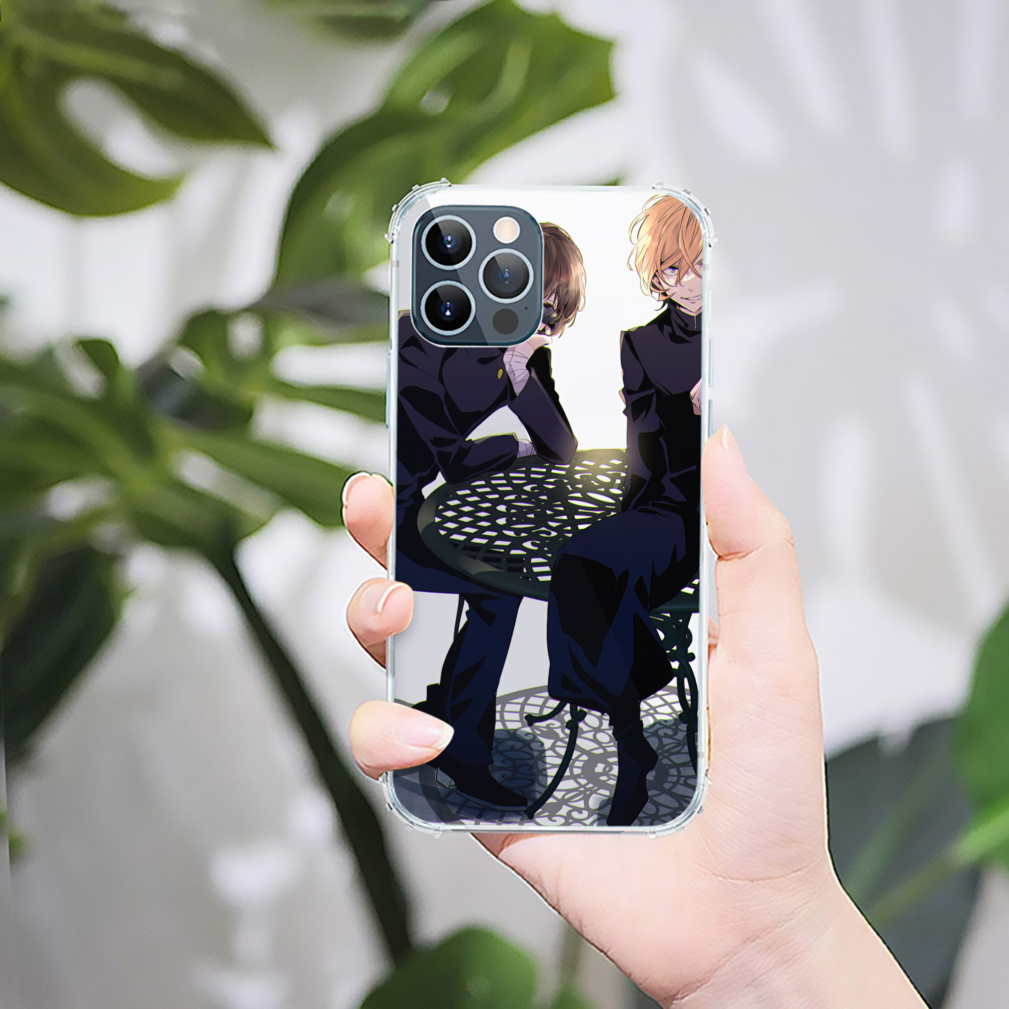 （画像用） 文豪ストレイドッグス Bungo Stray Dogs 【iPhone 12シリーズ対応】透明スマホケース（クリアソフトケース）